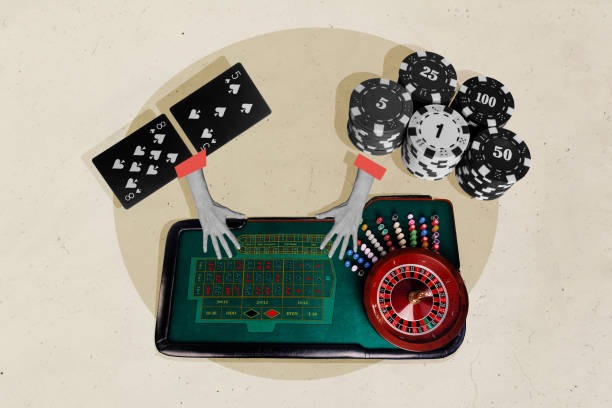 Live dealer casino studio with professional equipment and croupiers